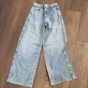 Garage Light Blue Flare Jeans